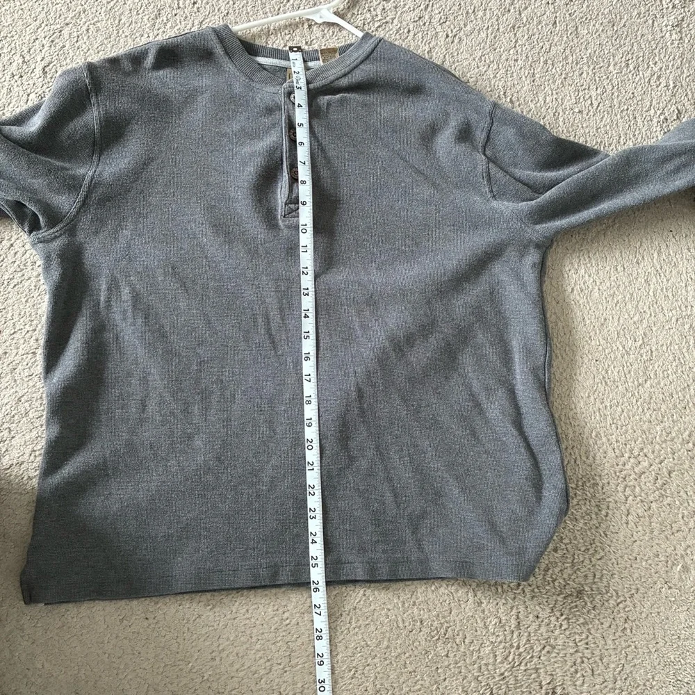 L.L. Bean Gray Long Sleeve Tee Men’s Large
